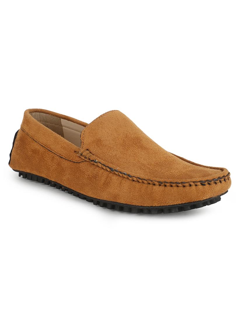 tan suede slip on loafers - 17765742 -  Zoom Image - 0