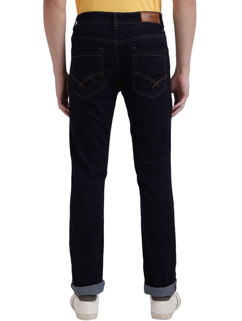 dark blue plain denim jeans - 17766127 -  Standard Image - 3