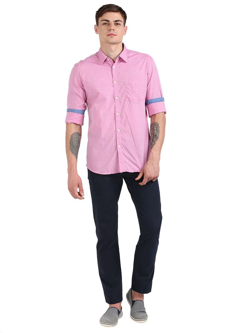 pink printed casual shirt - 17768353 -  Standard Image - 3