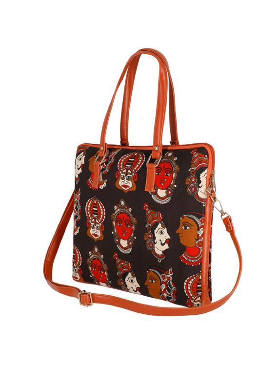black polyester laptop bag - 17769214 - Standard Image - 3