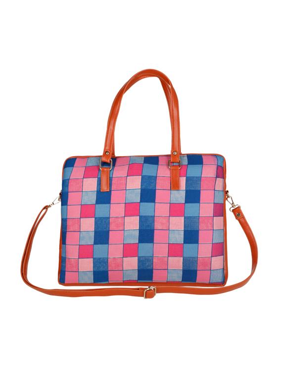 pink polyester utility laptop bag - 17769215 - Zoom Image - 0