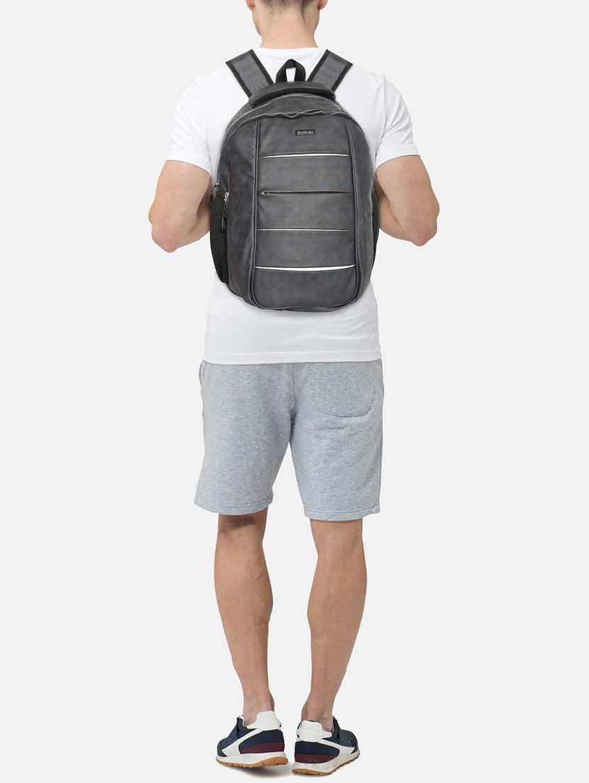 grey nylon backpack - 17769852 - Standard Image - 5