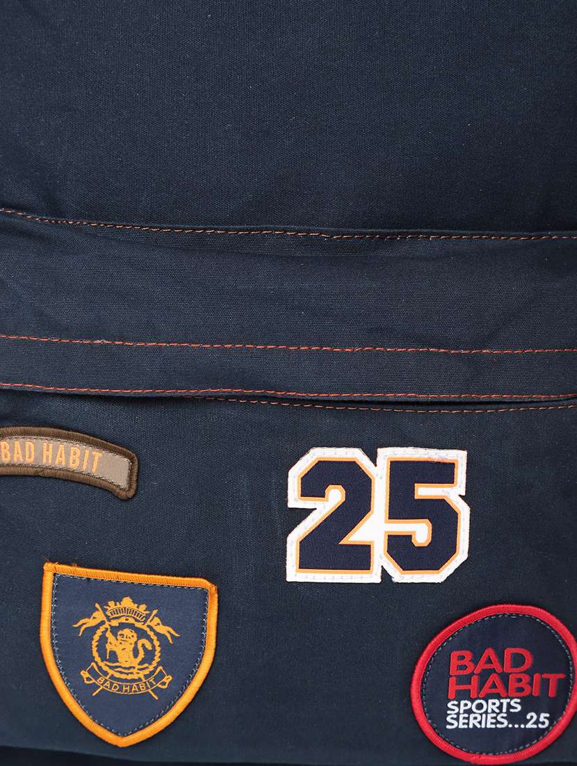 navy blue nylon  backpack - 17769854 -  Standard Image - 3