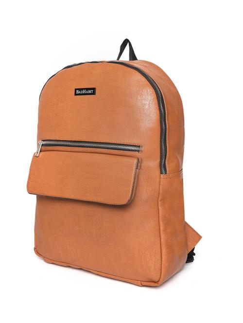 tan leather  backpack - 17769856 -  Standard Image - 0