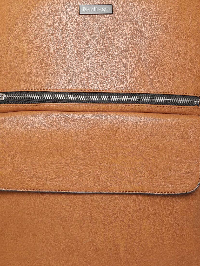 tan leather backpack - 17769856 - Standard Image - 3