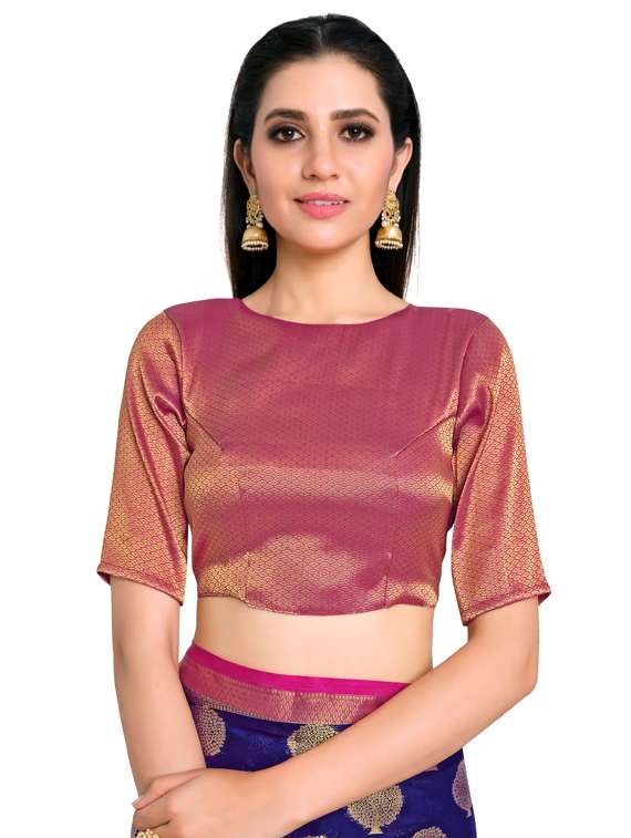 women's banarasi saree with blouse - 17770721 -  Standard Image - 3