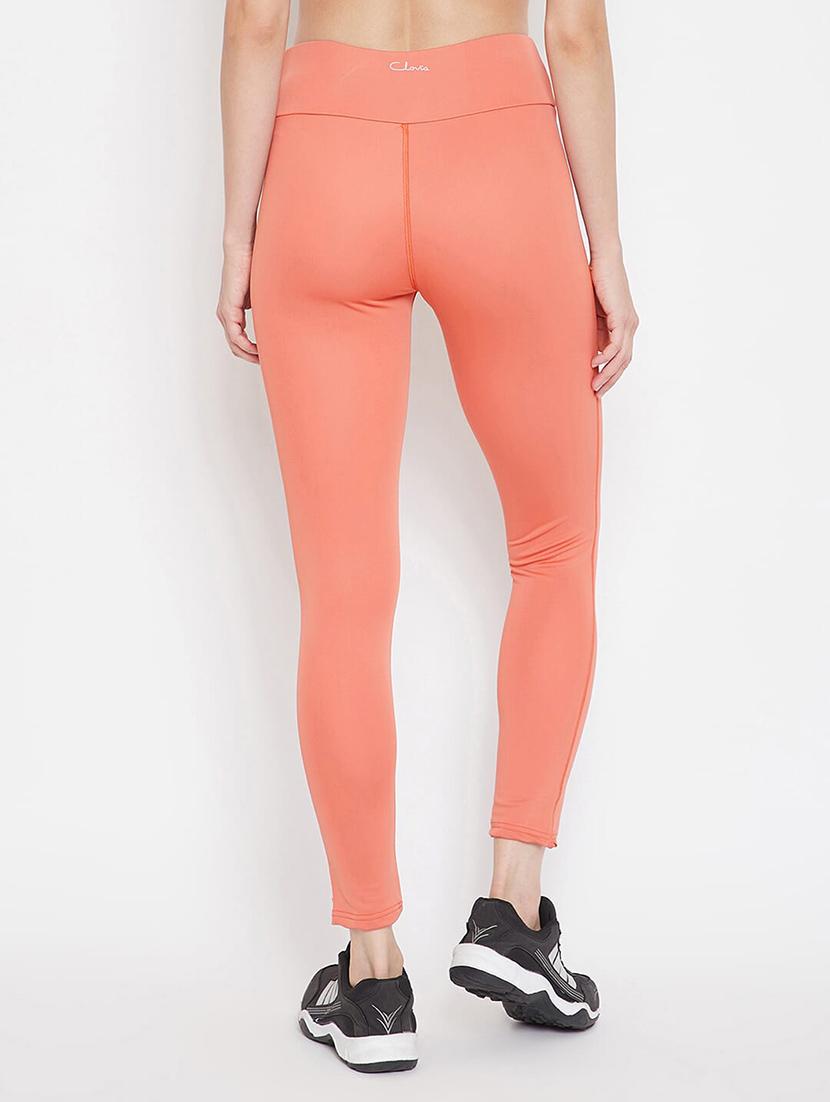 high rise solid track pant - 17773393 - Standard Image - 3
