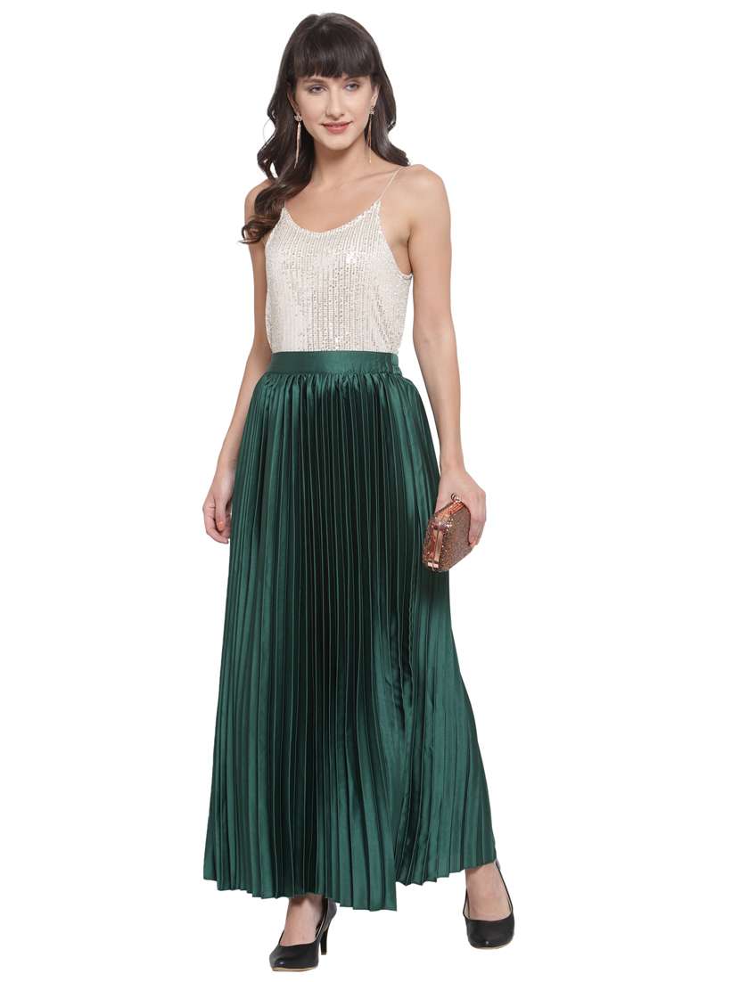 high rise pleated skirt - 17773494 -  Standard Image - 3