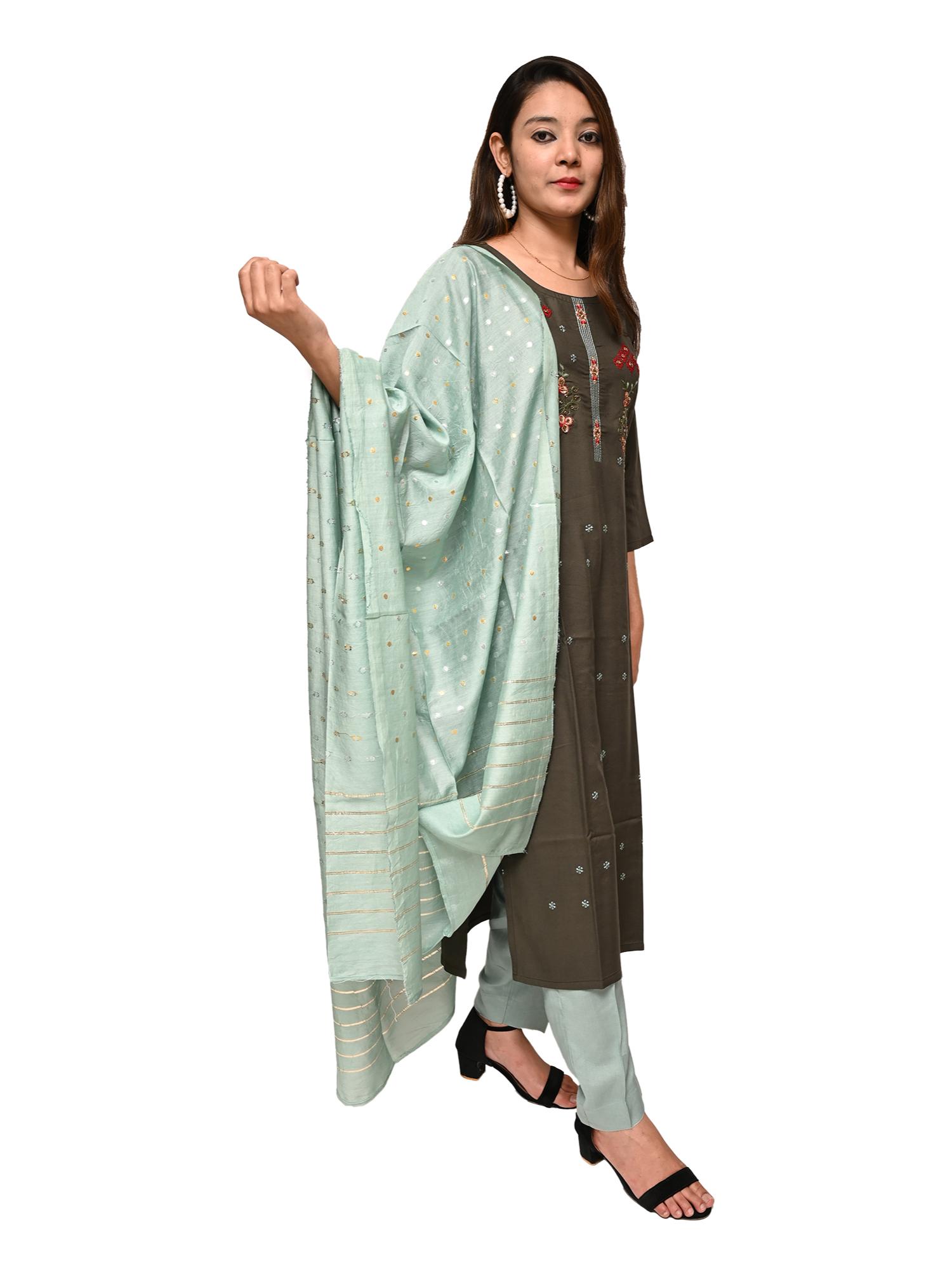 kurta pant dupatta set  - 17775101 -  Standard Image - 3