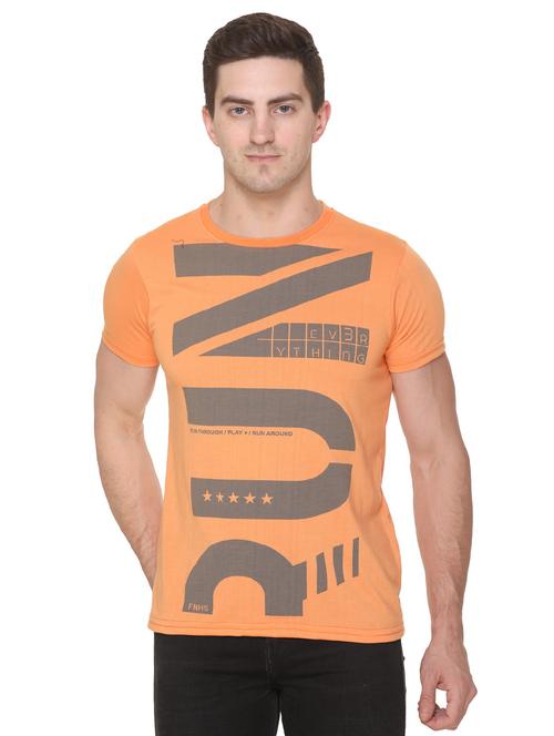 orange printed t-shirt - 17775706 -  Standard Image - 0