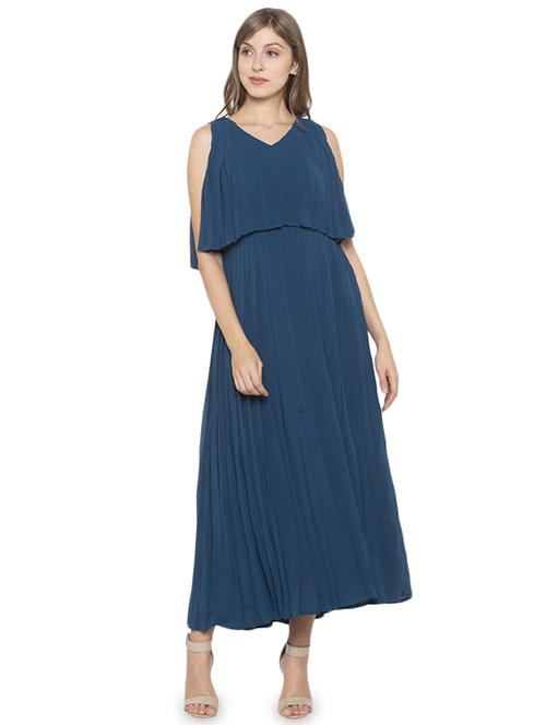 v-neck solid layered dress - 17776448 -  Standard Image - 0
