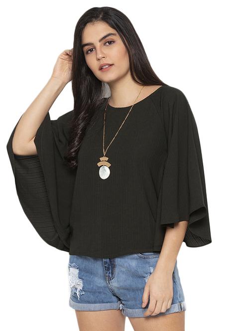 cape sleeved solid top  - 17776515 -  Standard Image - 0