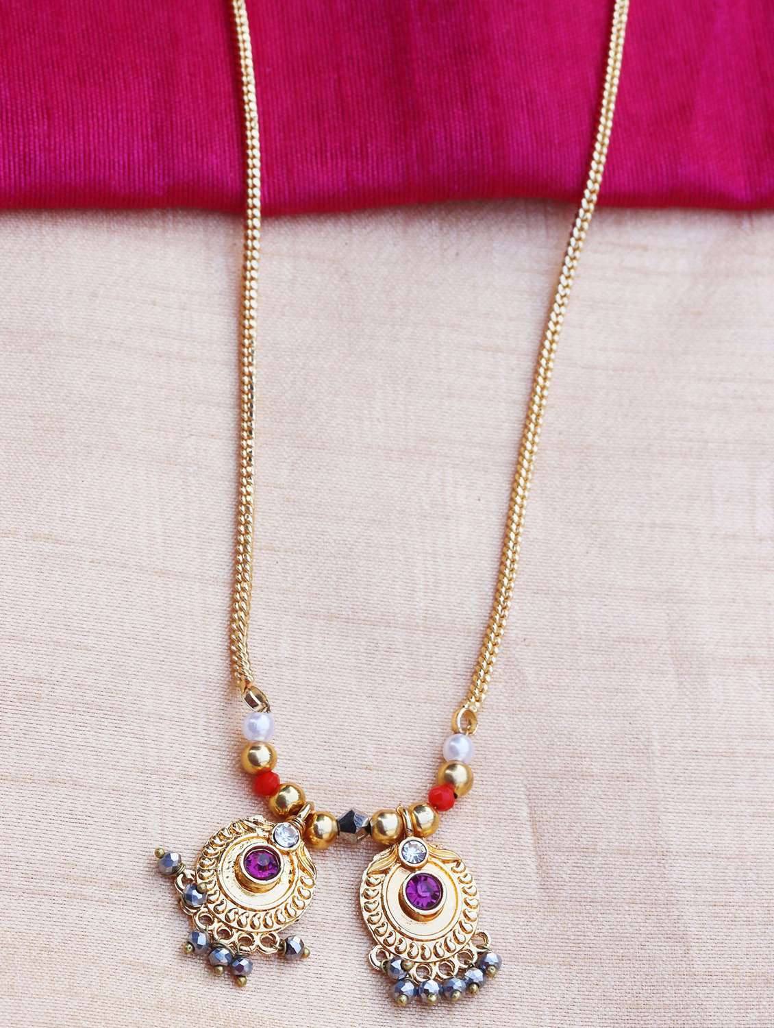 gold metal mangalsutra - 17776846 -  Zoom Image - 0