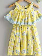 yellow cotton frock - 17777058 - Zoom Image - 0