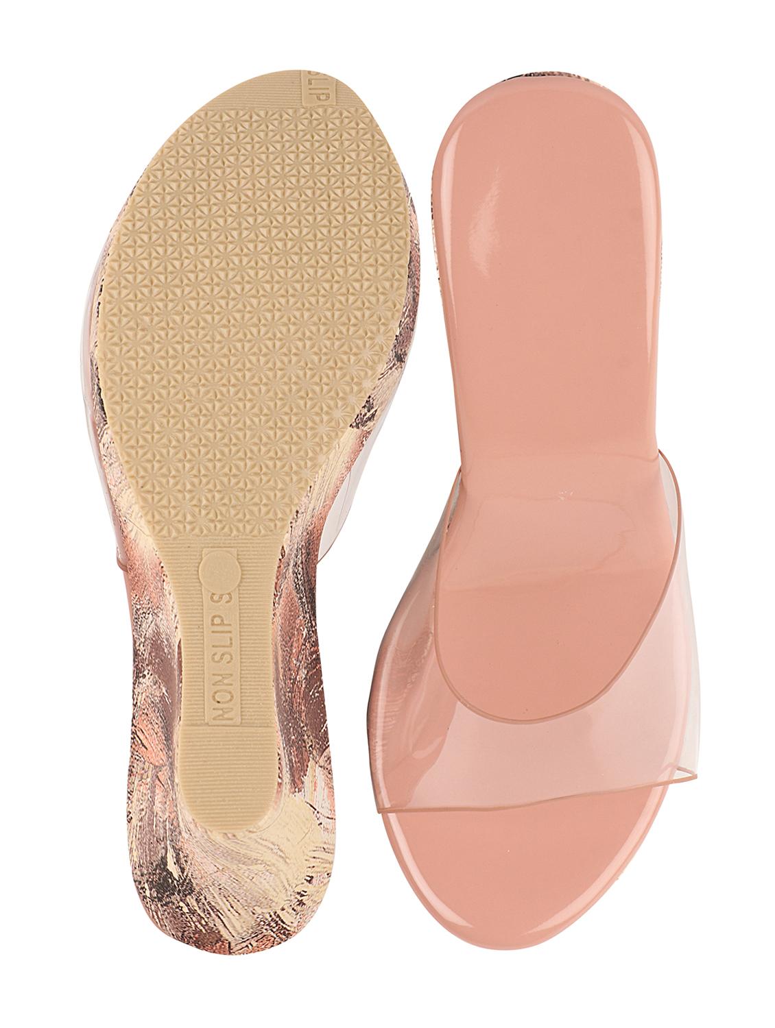 do bhai women peach wedges - 17777267 - Standard Image - 3