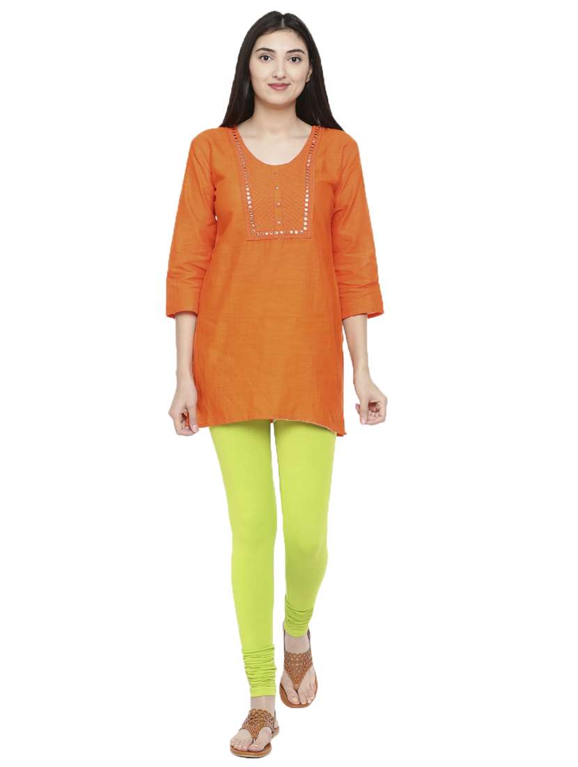 green solid legging - 17778061 -  Standard Image - 3