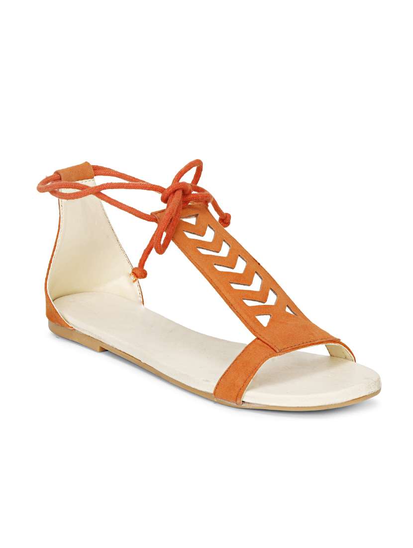 orange slip on sandal - 17778260 - Zoom Image - 0