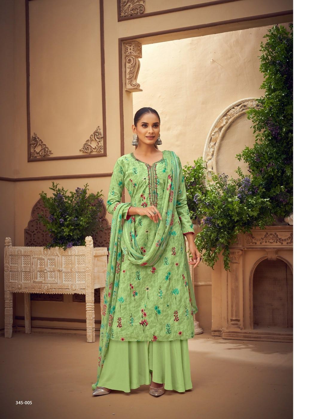 green cottonsilk ethnic dress - 17778830 - Zoom Image - 0