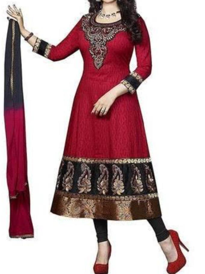 red silk jumpsuit - 17779339 - Zoom Image - 0