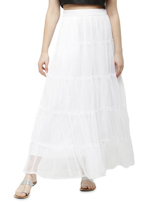high rise flared skirt - 17779939 -  Standard Image - 0