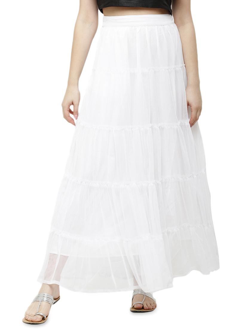 high rise flared skirt - 17779939 -  Zoom Image - 0
