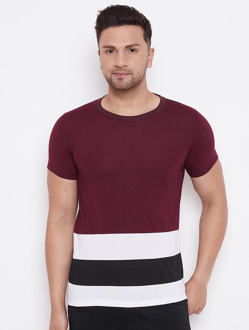 set of 2 multi colored color block t-shirts - 17780045 - Standard Image - 3