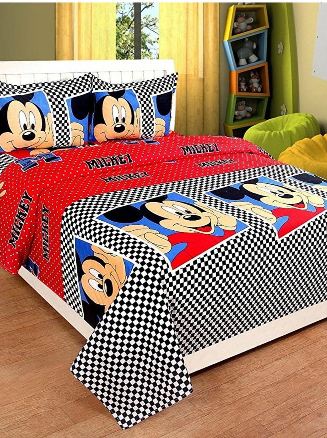 red double bedsheet  - 17782198 -  Zoom Image - 0