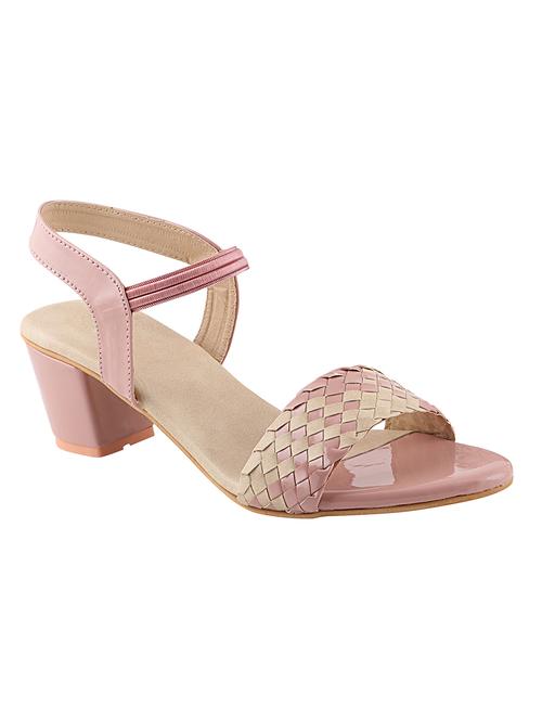 pink synthetic back strap sandals - 17782471 -  Standard Image - 0