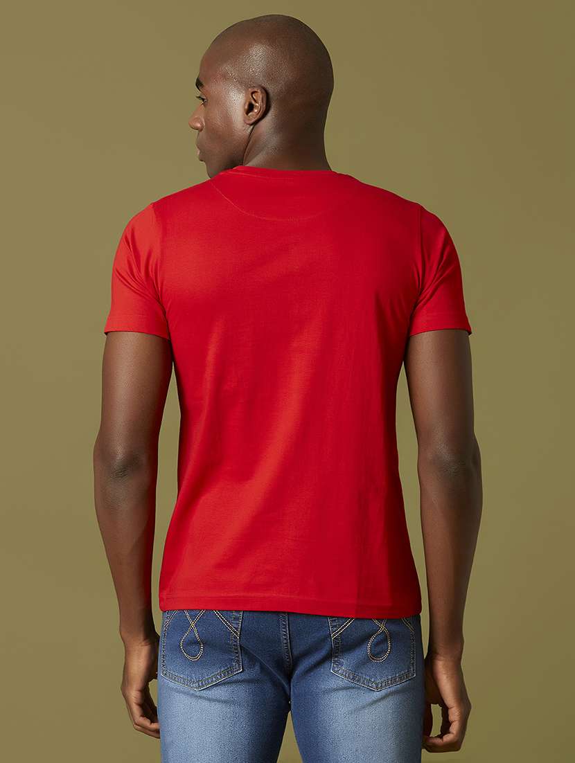 red front print t-shirt - 17782862 -  Standard Image - 3