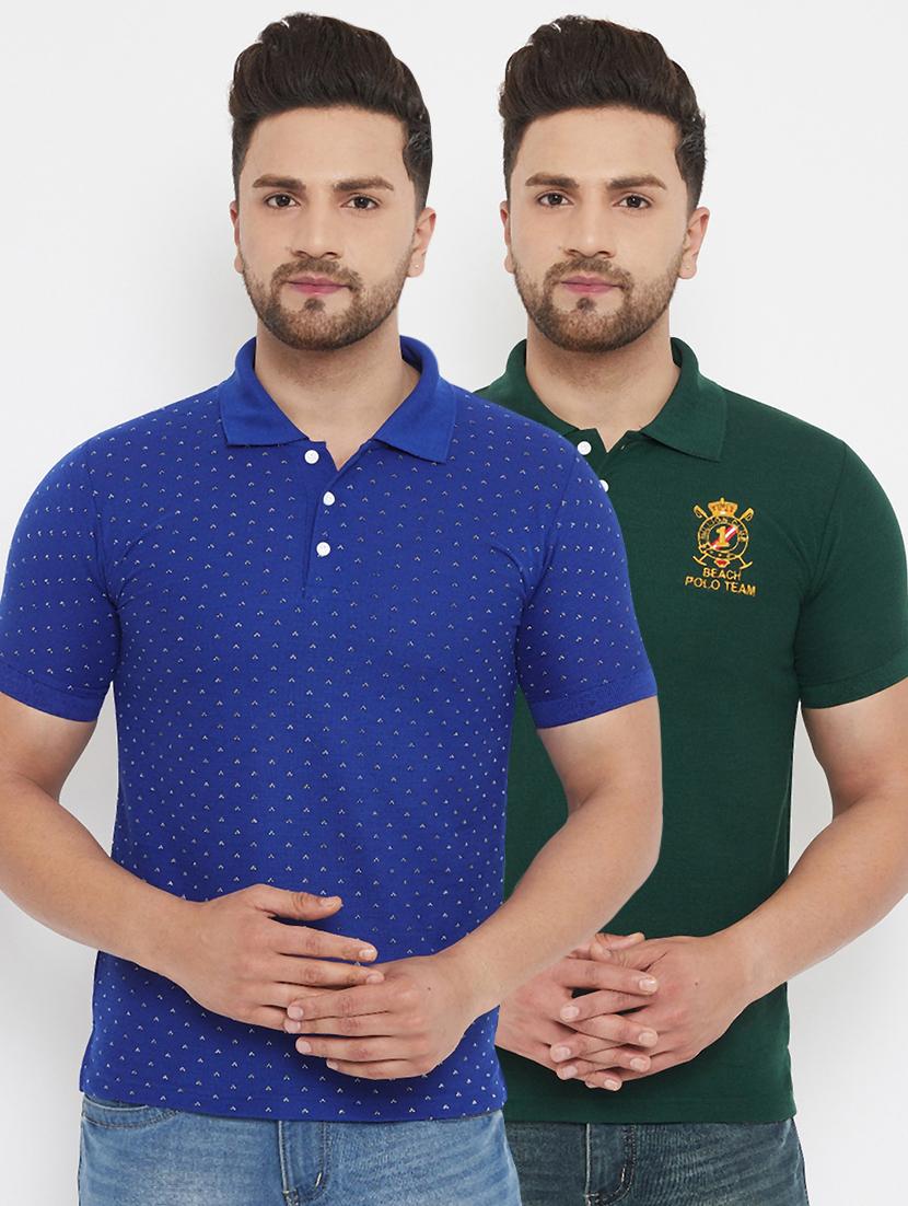 set of 2 multi colored polo t-shirts - 17783781 - Zoom Image - 0