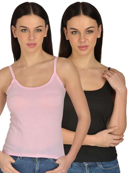 set of 2 solid camisole - 17784139 -  Standard Image - 0