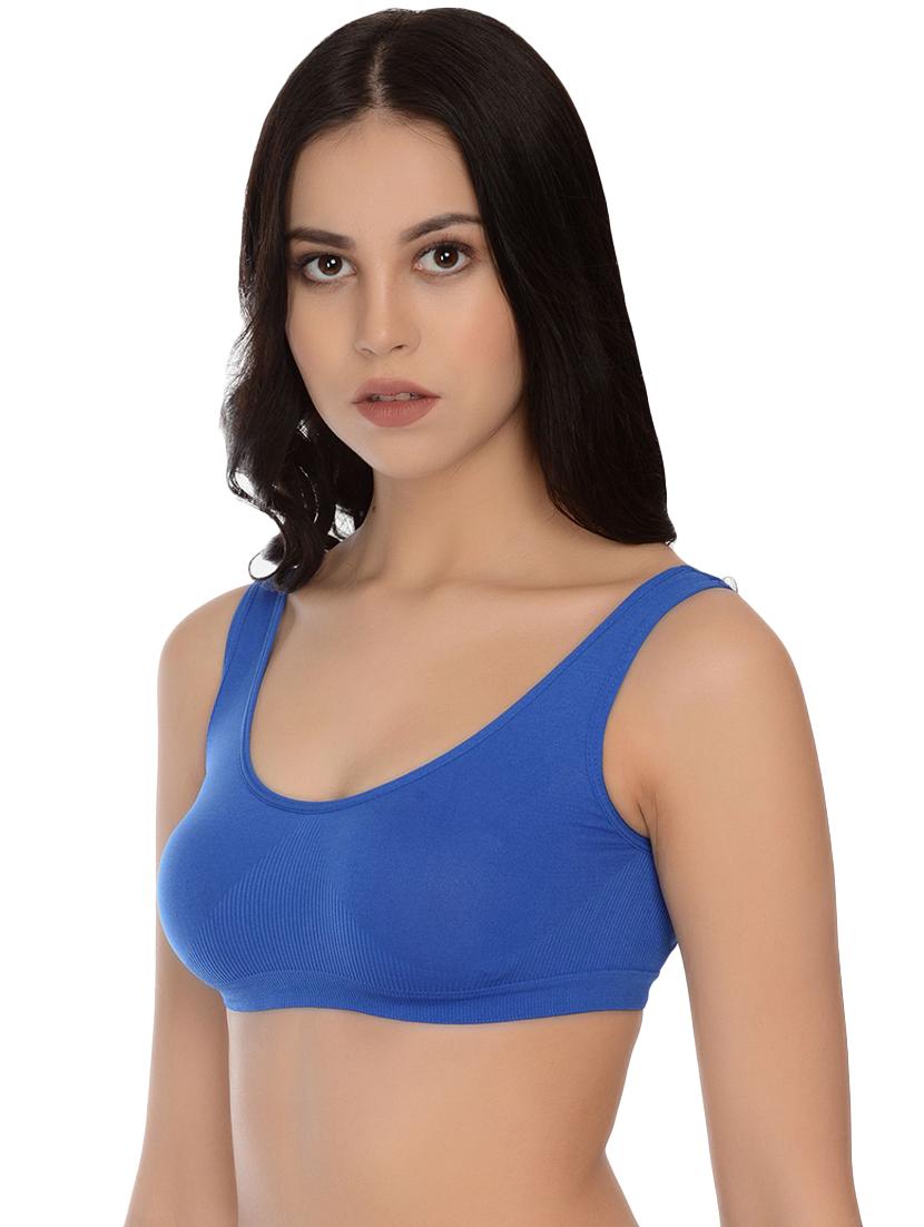 set of 2 solid bralette bra - 17784155 - Standard Image - 5
