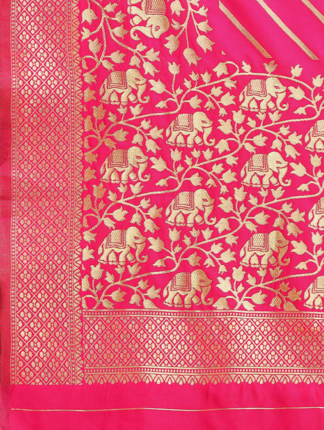 women's self design pink colored saree - 17784736 - Standard Image - 3