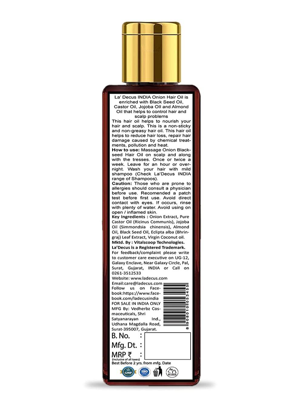 la’ decus® india onion hair care - 17784811 - Standard Image - 3