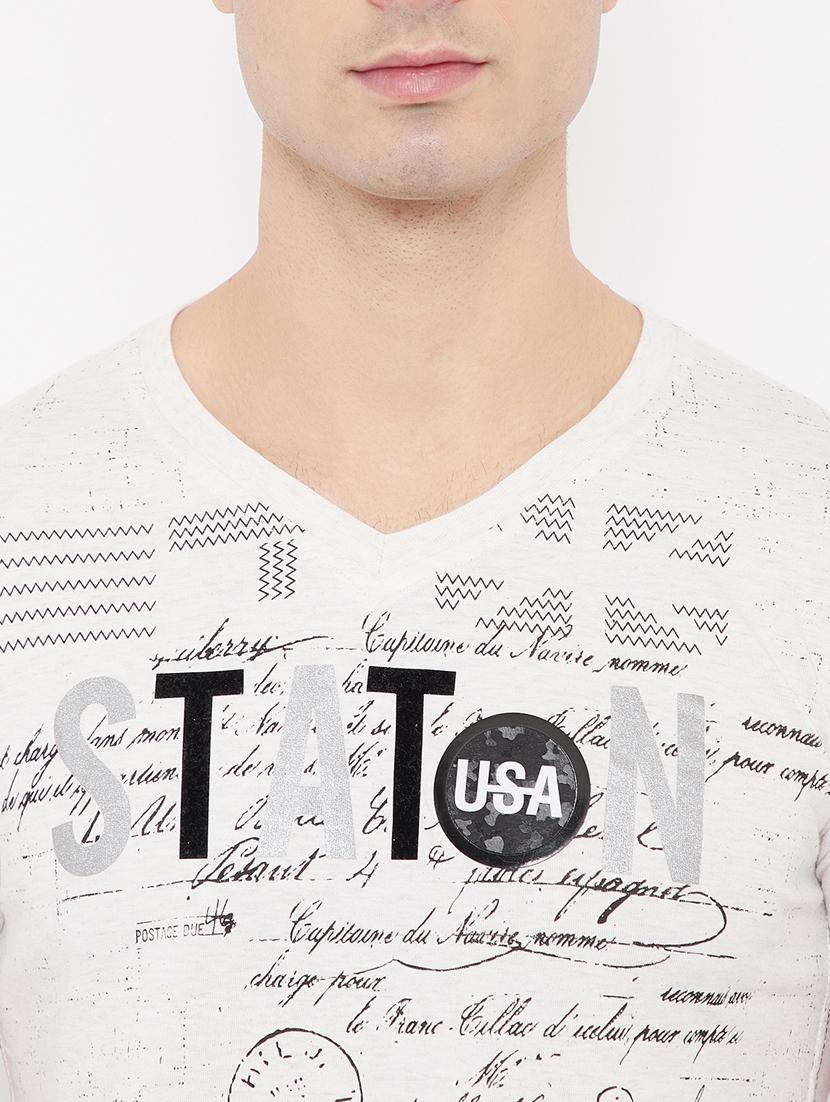 cream printed t-shirt - 17784938 - Standard Image - 3
