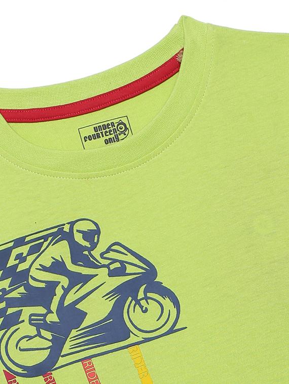 round neck graphic t-shirt - 17785665 - Standard Image - 3