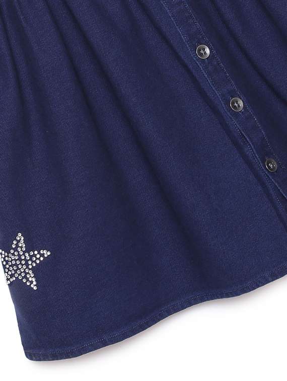 girls collared sleeveless frock - 17786162 - Standard Image - 3