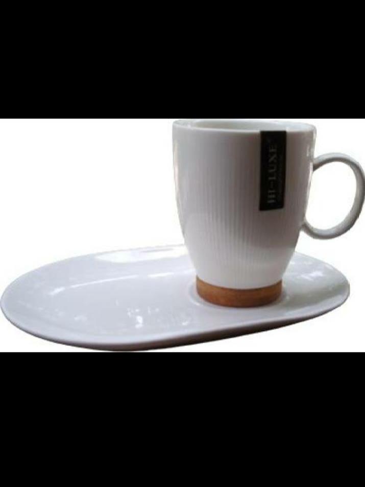 stylish beautiful porcelain white mug with - 17786452 - Zoom Image - 0