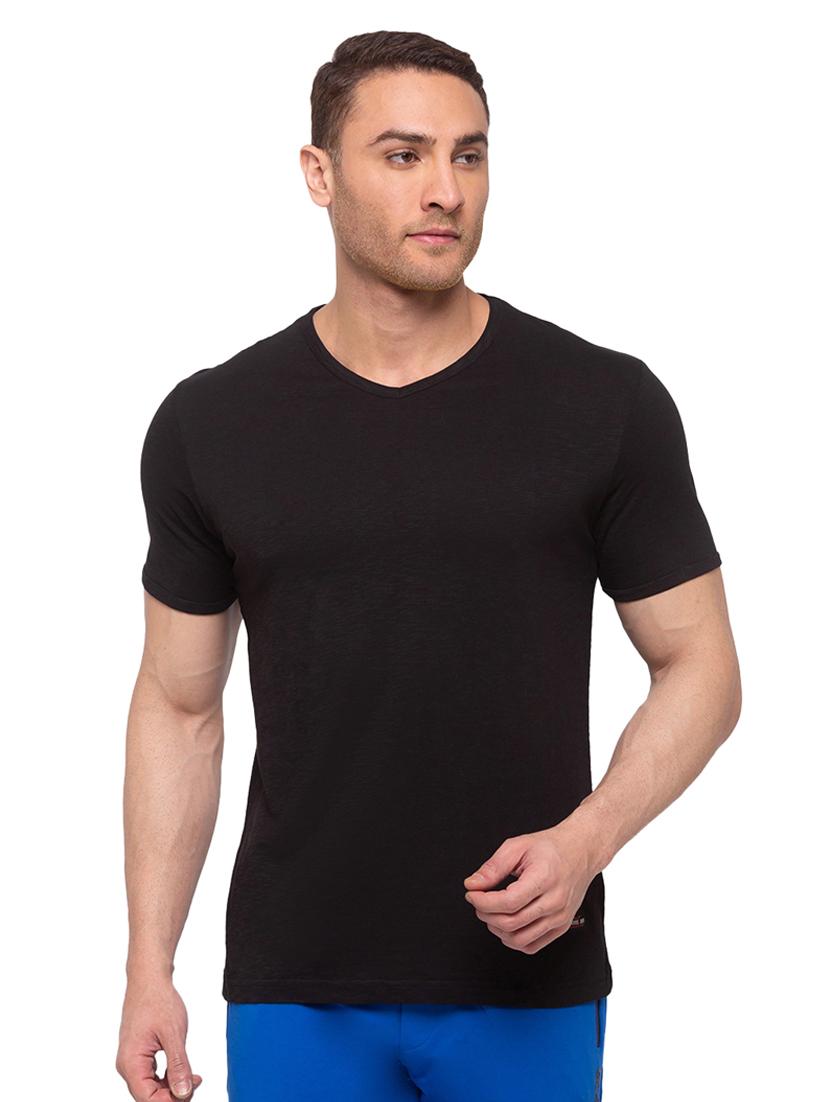 black solid t-shirt - 17789757 - Zoom Image - 0