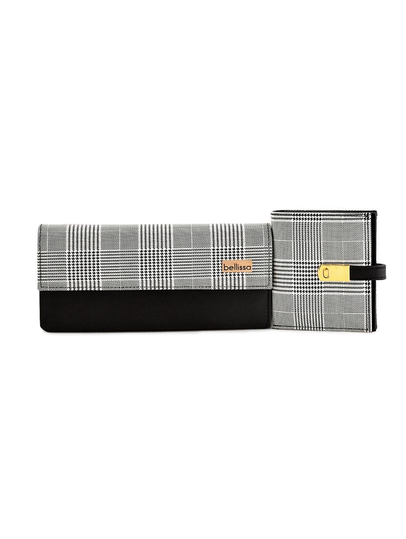 black leatherette pu regular wallet - 17790427 - Zoom Image - 0