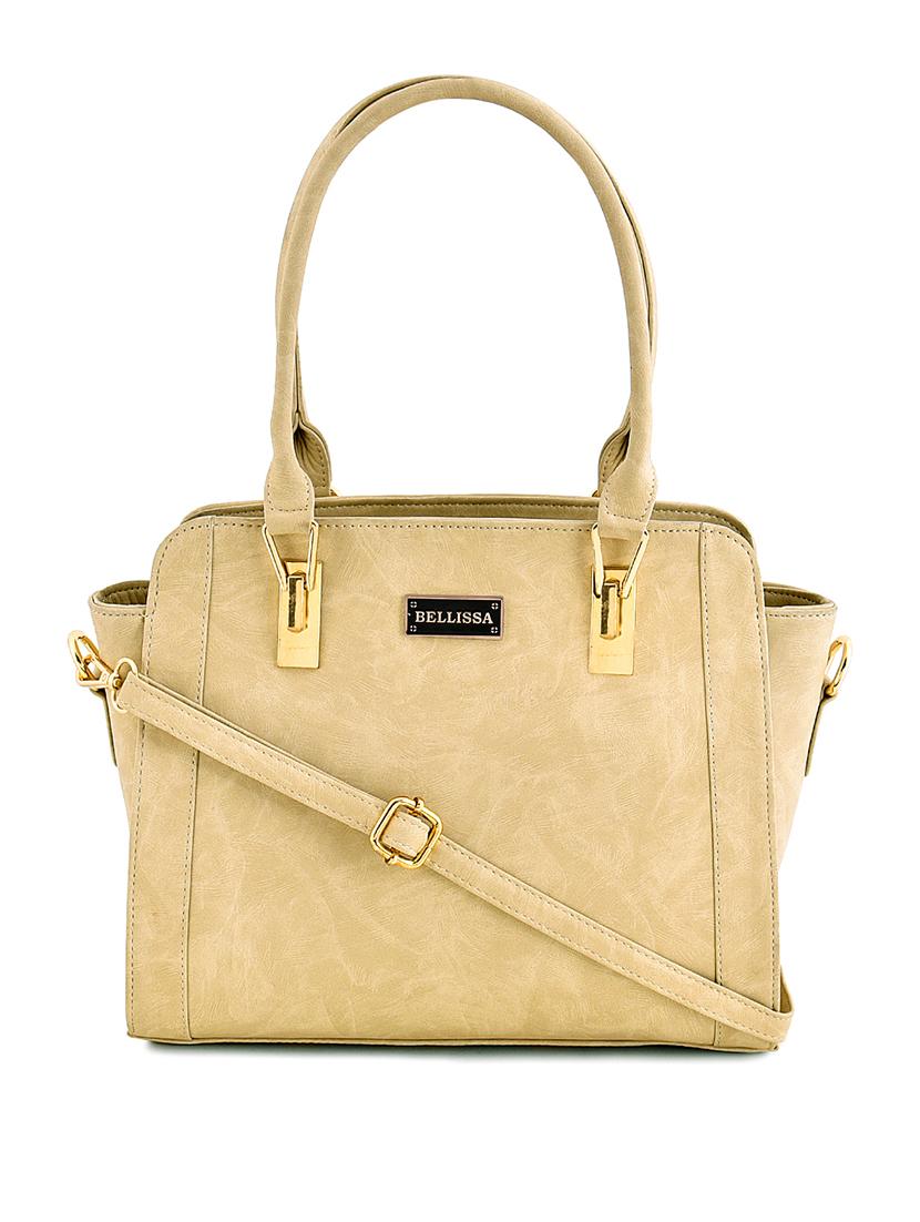 cream leatherette (pu) handbag - 17790435 - Zoom Image - 0
