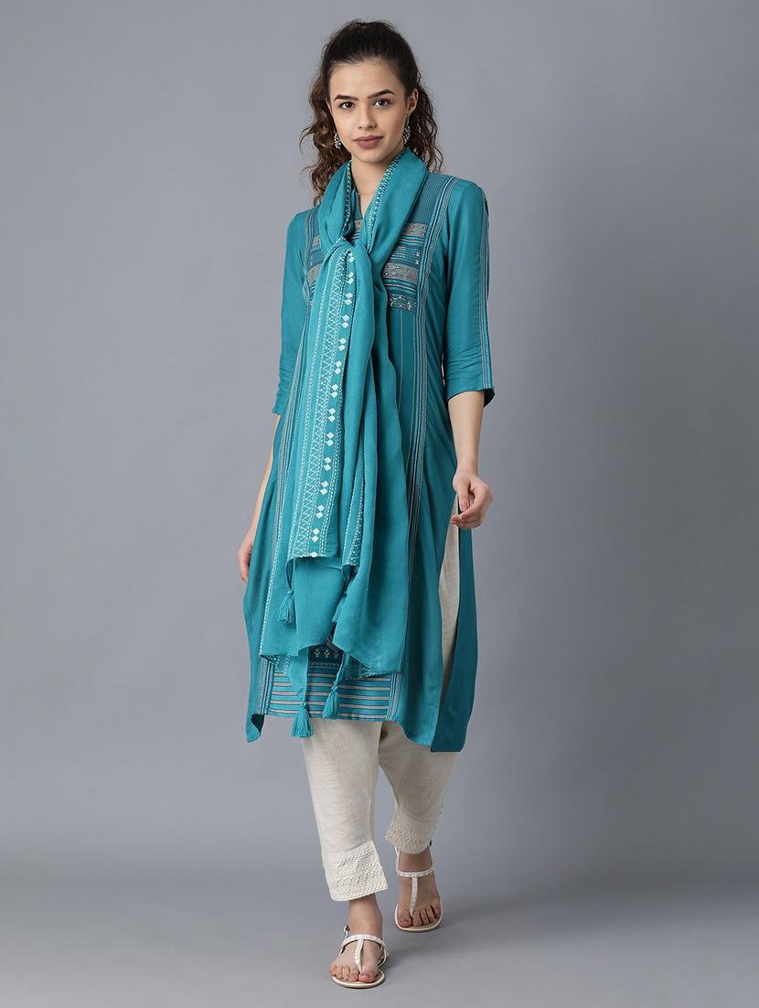 beige cotton salwar salwars - 17790878 - Standard Image - 3