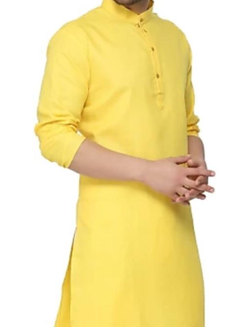 yellow net kurta - 17791148 - Standard Image - 0