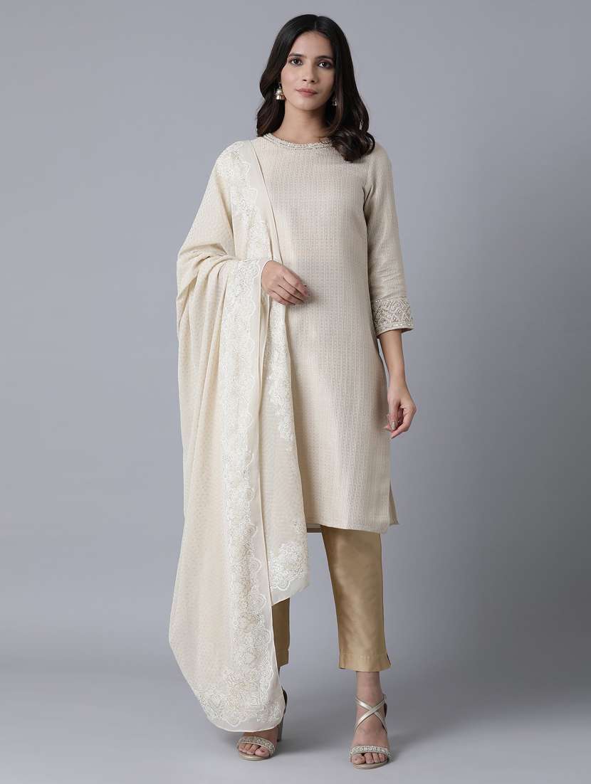 embroidered suit set - 17791417 -  Zoom Image - 0