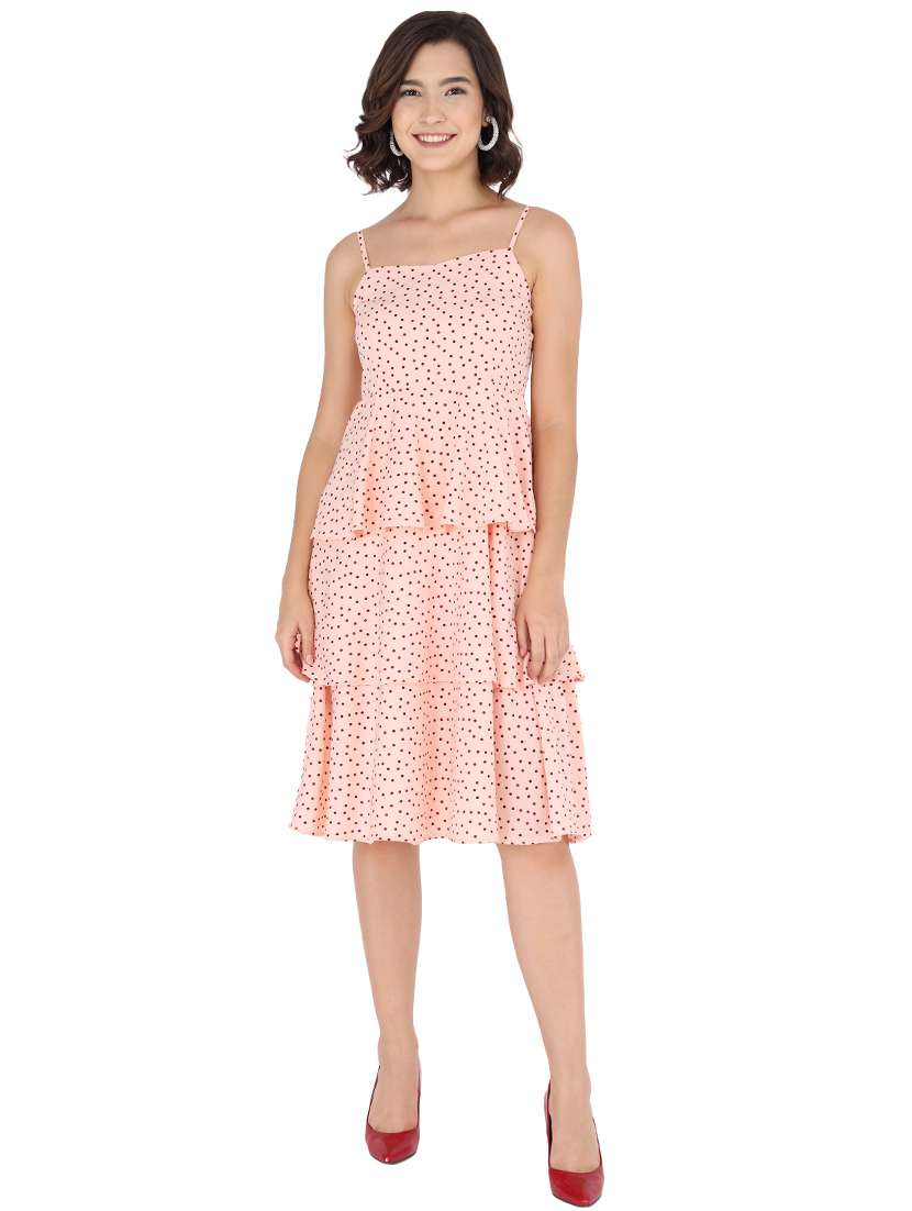 women's layered abstract dress
