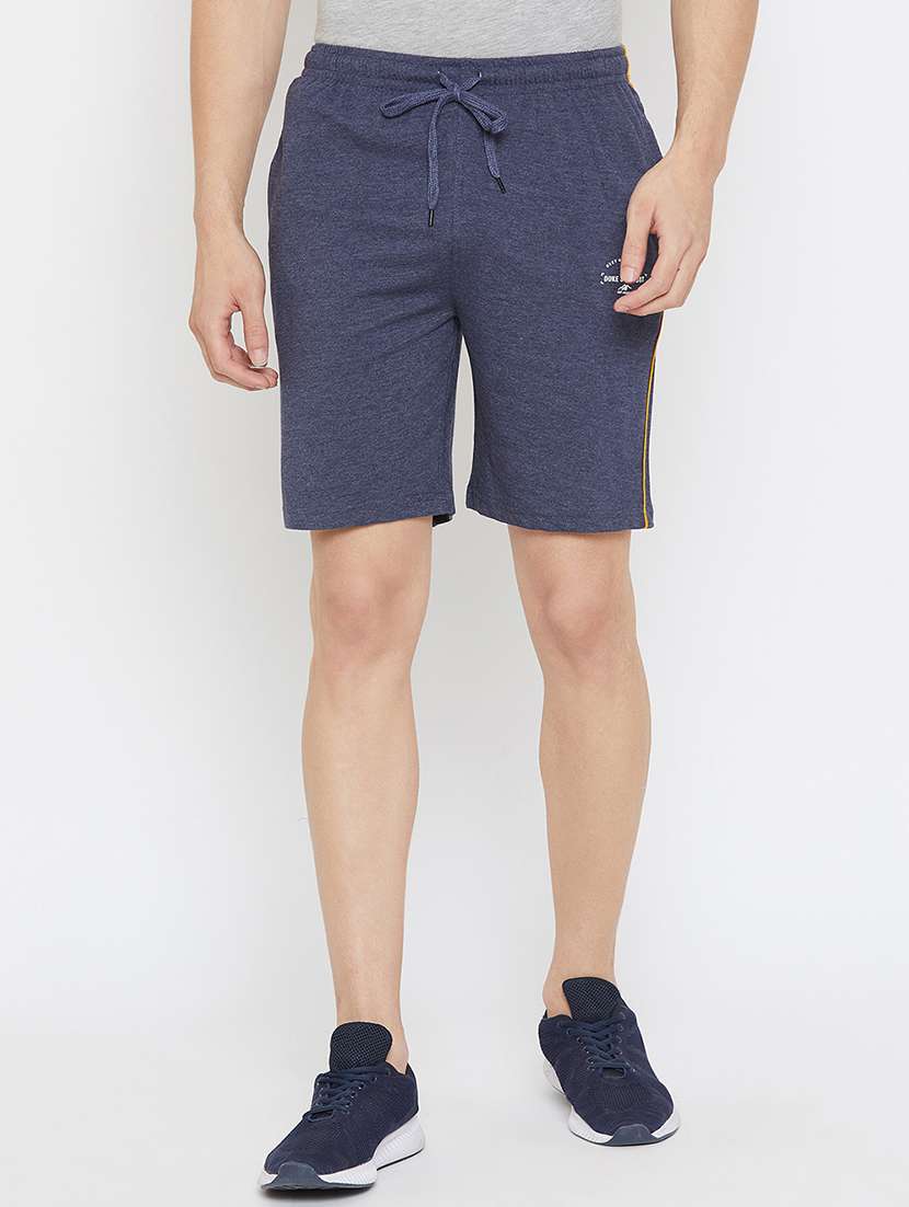 blue side striped shorts - 17792151 -  Zoom Image - 0