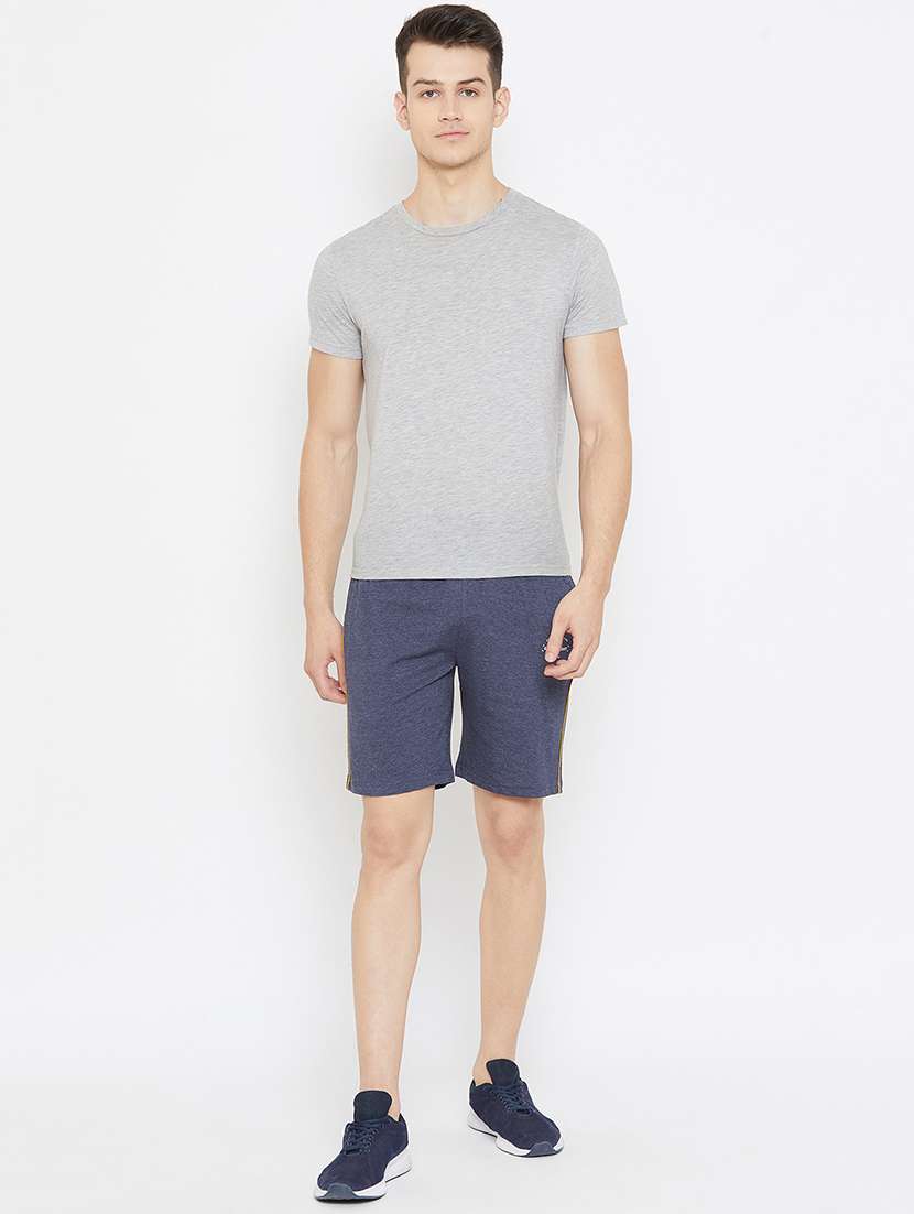 blue side striped shorts - 17792151 - Standard Image - 3