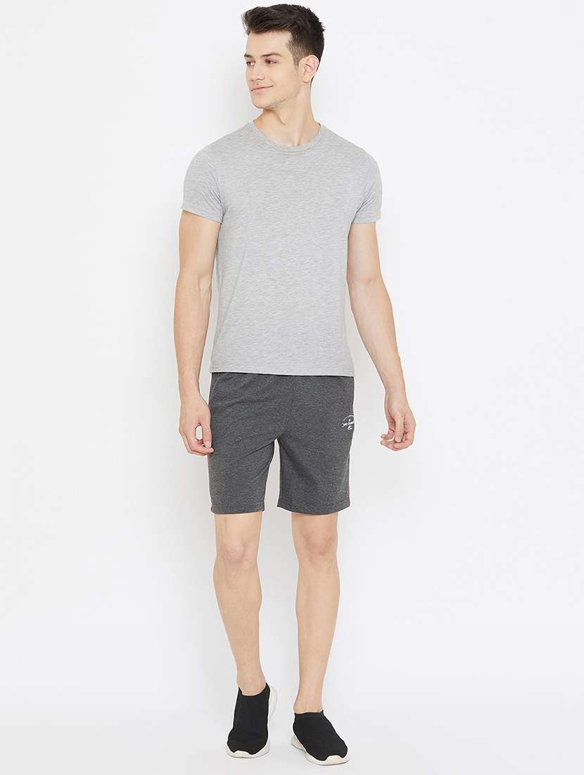 grey side striped shorts - 17792166 -  Standard Image - 3