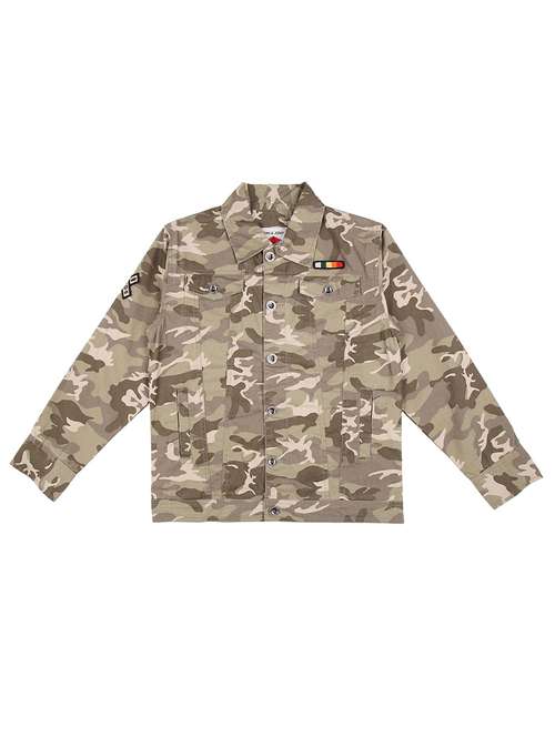 green cotton washed jackets - 17792404 -  Standard Image - 0