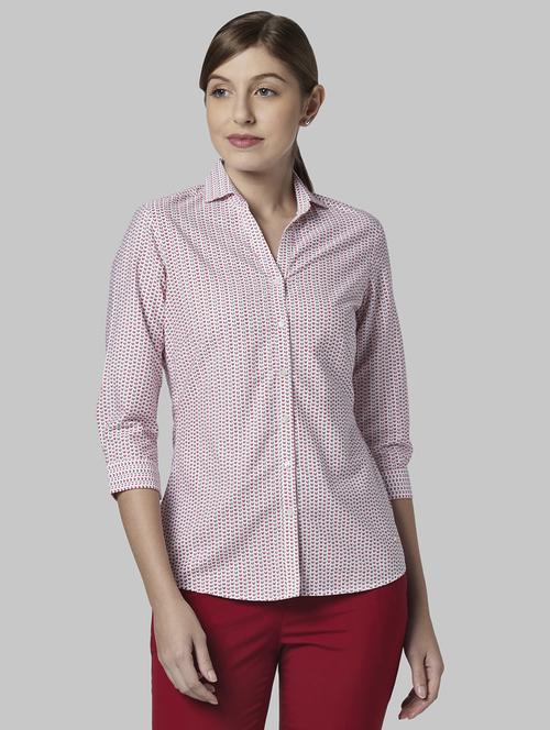 white printed shirt - 17793097 -  Standard Image - 0